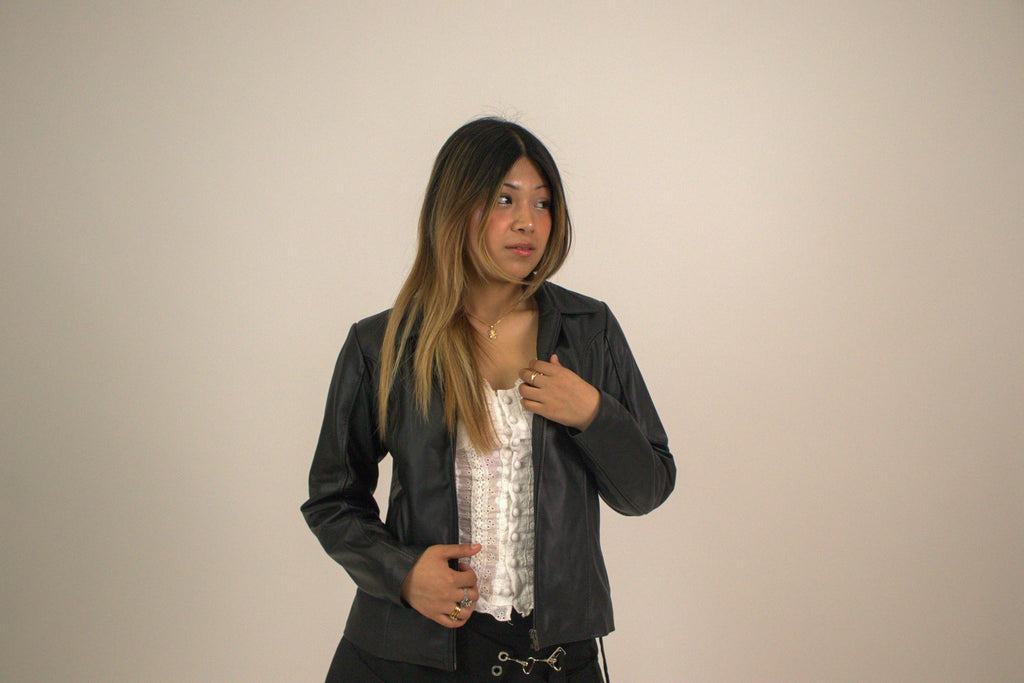 Classic leather jacket