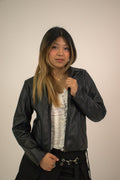 Classic leather jacket