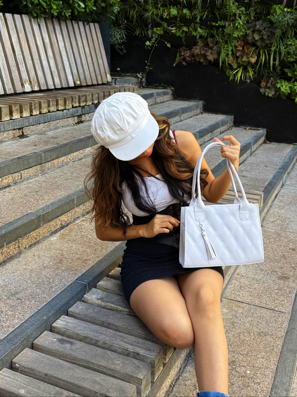 Signature leather Handbag