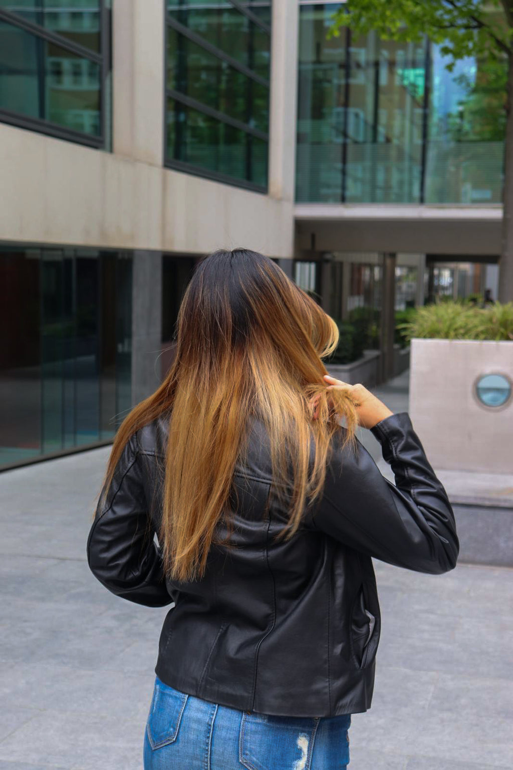 Classic leather jacket