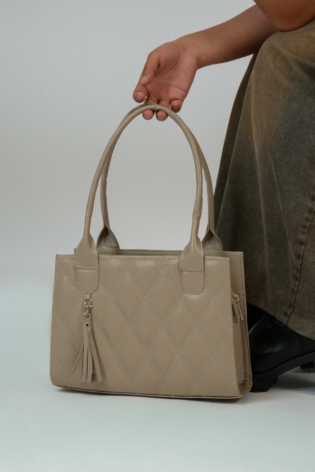 Signature leather Handbag