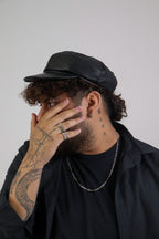 Men's leather Cap