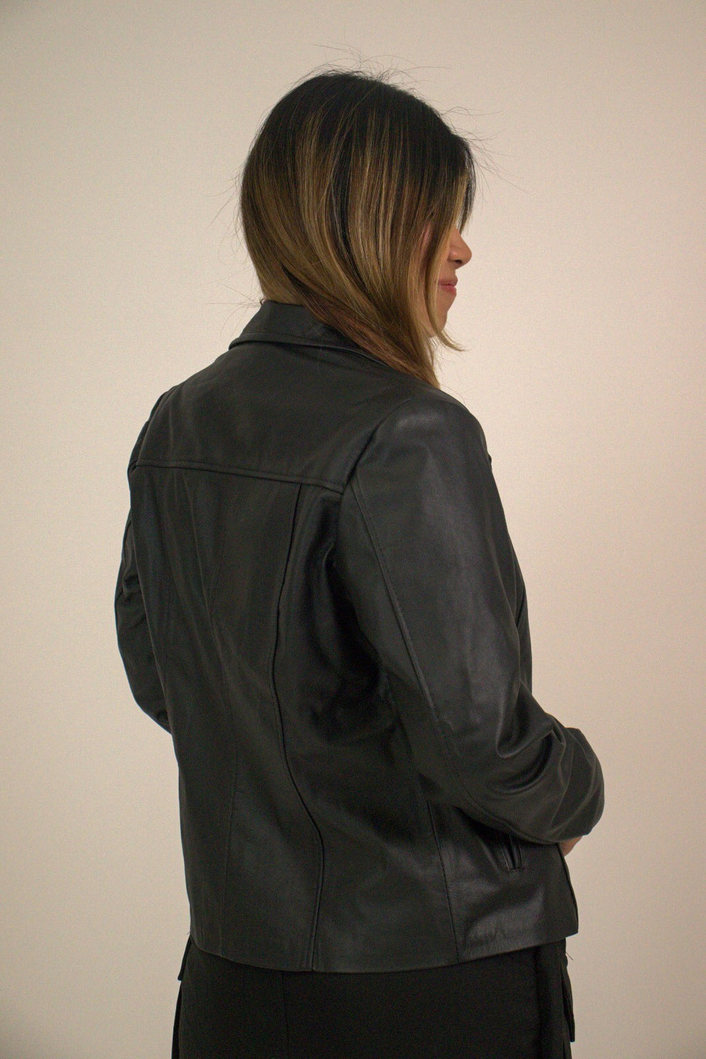 Classic leather jacket