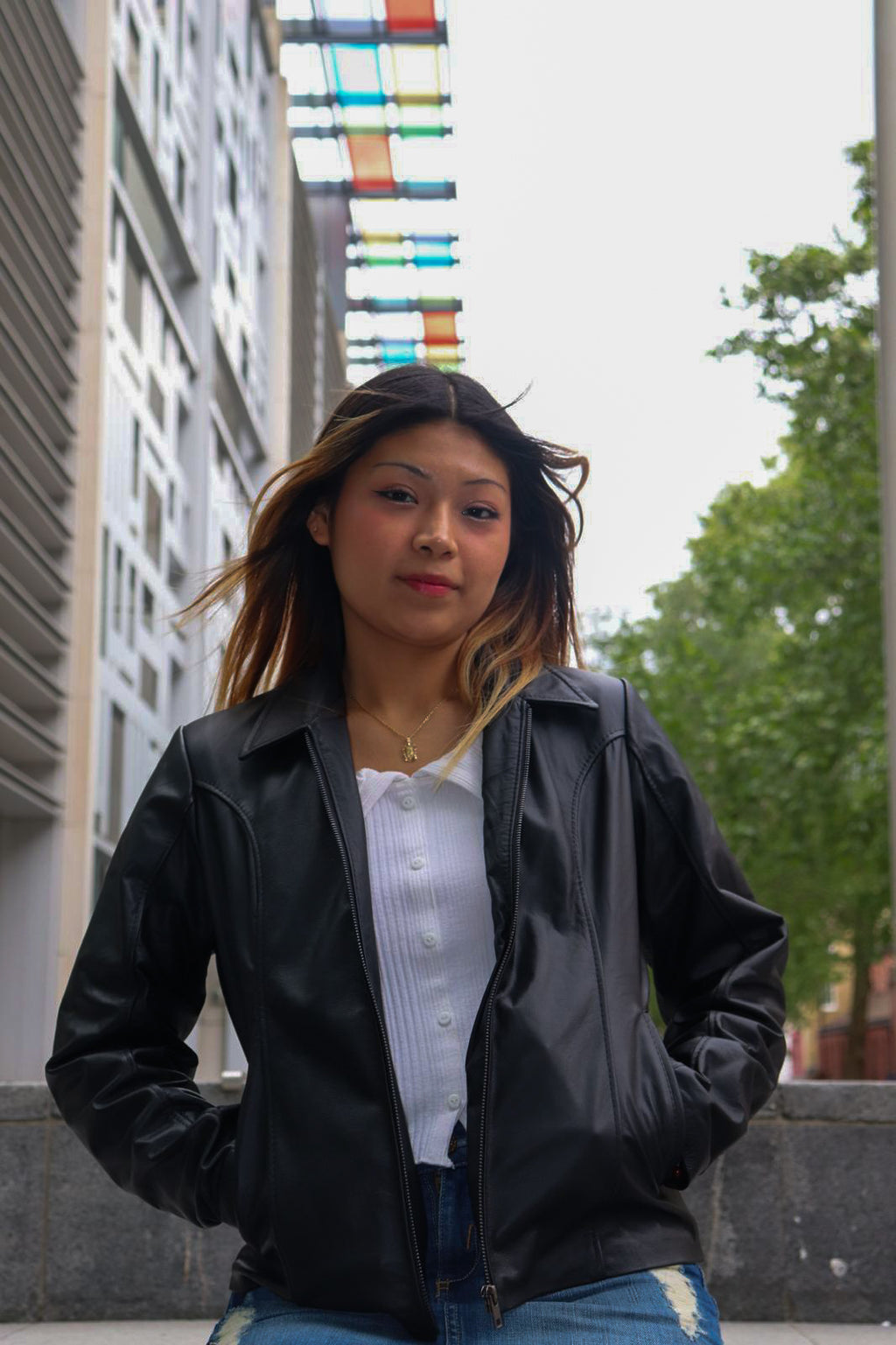 Classic leather jacket